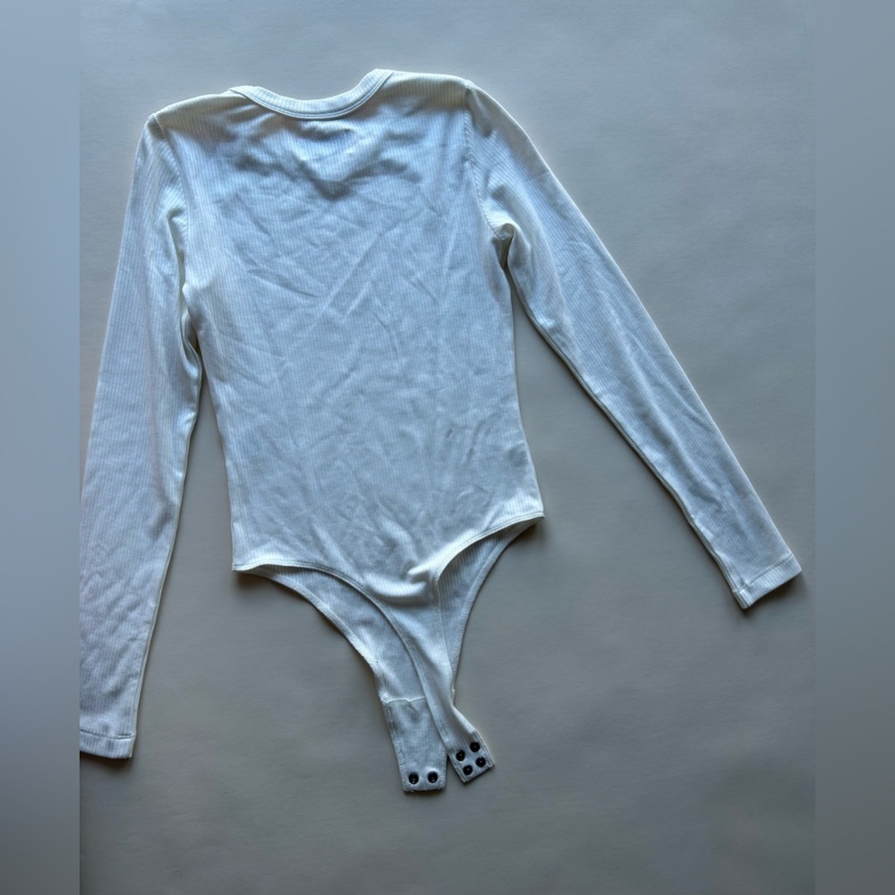Pistola cream Ribbed Bodysuit - Picture 8 of 9